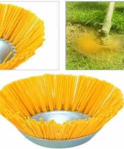 AOUGO Tête De Coupe-Herbe Universelle De 8 Pouces, Tête De Coupe En Fil De Nylon Durci 200x25mm, Lames De Coupe De Mauvaises Herbes, Pour Tondeuse à Gazon Brosse De Jardin -Débroussailleuse Soldes Magasin 58693486 5