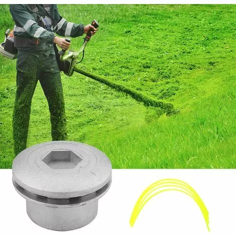 ENLENK Tête De Coupe Gazon En Aluminium, Tête De Coupe En Aluminium, Tête De Coupe En Aluminium, Tête De Coupe Universelle Pour Jardin, Pelouse, Cour 5 ENLENK Tête De Coupe Gazon En Aluminium, Tête De Coupe En Aluminium, Tête De Coupe En Aluminium, Tête De Coupe Universelle Pour Jardin, Pelouse, Cour – Image 3