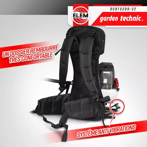 ELEM GARDEN TECHNIC Débroussailleuse Thermique Dorsale 52CC - Lame + Fils - Elem Garden 6 ELEM GARDEN TECHNIC Débroussailleuse Thermique Dorsale 52CC - Lame + Fils - Elem Garden – Image 4