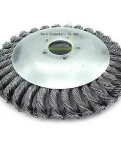 IRISFR Tête De Débroussailleuse, Brosse De Roue En Fil D'acier Nouée De Rechange Pour Coupe-herbe, Plateau De Désherbage Pour Zone Envahie, Herbe Dans Les Coins, Mousse, Jardin, Pelouse - Diamètre D'alésage 25,4 Mm (20 Cm),Lilaris 10 IRISFR Tête De Débroussailleuse, Brosse De Roue En Fil D'acier Nouée De Rechange Pour Coupe-herbe, Plateau De Désherbage Pour Zone Envahie, Herbe Dans Les Coins, Mousse, Jardin, Pelouse - Diamètre D'alésage 25,4 Mm (20 Cm),Lilaris -Débroussailleuse Soldes Magasin 59804540 4