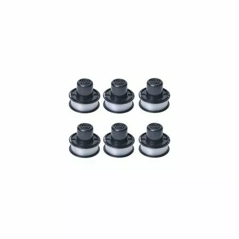 BENOBBY KIDS Corde De Tonte De Remplacement Compatible BLACK+DECKER, Corde De Couverture De Bobine RS136, Capuchon De Bobine, Bobine De Tête De Corde, Paquet De 6 3 BENOBBY KIDS Corde De Tonte De Remplacement Compatible BLACK+DECKER, Corde De Couverture De Bobine RS136, Capuchon De Bobine, Bobine De Tête De Corde, Paquet De 6