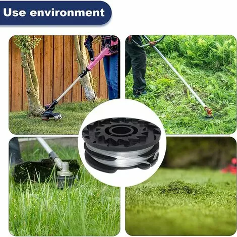 DKSFJKL Lot De 4 Bobines De Rechange Pour Débroussailleuse Sans Fil Parkside PRTA 20-Li C3 IAN351753 7 DKSFJKL Lot De 4 Bobines De Rechange Pour Débroussailleuse Sans Fil Parkside PRTA 20-Li C3 IAN351753 – Image 5