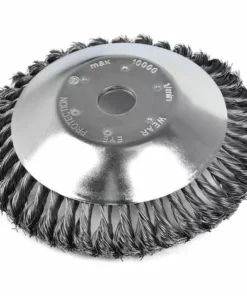 LangRay Brosse à Mauvaises Herbes Pour Débroussailleuse 200 X 25,4 Mm Fil D'acier Tête De Coupe Professionnelle (8 Pouces)