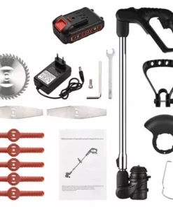 HAPPYSHOPPING Tondeuse à Gazon électrique Pliable Et Rétractable Tondeuse à Gazon Manuelle Au Lithium-ion Batterie Li-ion 24V 7500mAh Noir Euro Spec Une Batterie Une Charge 10 HAPPYSHOPPING Tondeuse à Gazon électrique Pliable Et Rétractable Tondeuse à Gazon Manuelle Au Lithium-ion Batterie Li-ion 24V 7500mAh Noir Euro Spec Une Batterie Une Charge -Débroussailleuse Soldes Magasin 59977025 4