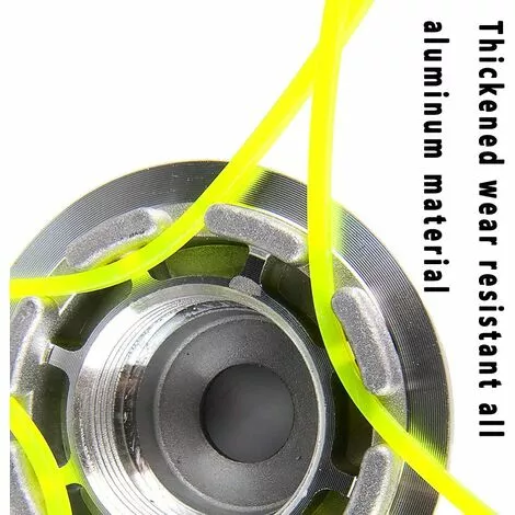 GALOZZOIT Tête De Ligne En Aluminium, 4 Lignes Tête Coupe Bordure Universel, Tête De Coupe-Herbe En Aluminium, Tête Faucheuse, Tete Debroussailleuse, Pour Jardin, Pelouse, Patio 7 GALOZZOIT Tête De Ligne En Aluminium, 4 Lignes Tête Coupe Bordure Universel, Tête De Coupe-Herbe En Aluminium, Tête Faucheuse, Tete Debroussailleuse, Pour Jardin, Pelouse, Patio – Image 5