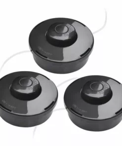 GALOZZOIT Lot De 3 Tête De Débroussailleuse Universelle A6481 Nylon Bobine De Rechange De Tondeuse Débroussailleuse Tête De Coupe M10 X 1,25 Pour Débroussailleuse Thermique à Essence