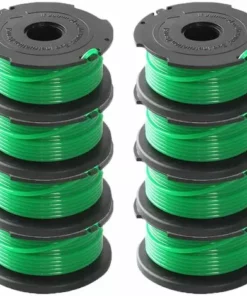 DENUOTOP Fil Bobines De Rechange à Alimentation Automatique Pour Coupe-bordure SF-080 Compatibles Avec Black Et Decker GH3000 LST540 LST540B GH3000R Coupe-bordure SF-080-BKP, 20 Pi (paquet De 8)