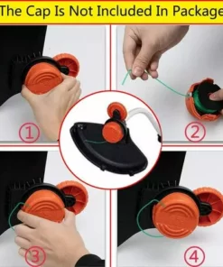 DENUOTOP Fil Bobines De Rechange à Alimentation Automatique Pour Coupe-bordure SF-080 Compatibles Avec Black Et Decker GH3000 LST540 LST540B GH3000R Coupe-bordure SF-080-BKP, 20 Pi (paquet De 8) -Débroussailleuse Soldes Magasin 60009894 5