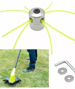 MINKUROW Tête De Ligne En Aluminium Tête De Tondeuse Tête De Tondeuse à Gazon Bobine Ligne En Nylon Pour Kit De Coupe-Herbe Débroussailleuse à Essence Avec 1 Tête De Ligne + 8 Lignes 8 MINKUROW Tête De Ligne En Aluminium Tête De Tondeuse Tête De Tondeuse à Gazon Bobine Ligne En Nylon Pour Kit De Coupe-Herbe Débroussailleuse à Essence Avec 1 Tête De Ligne + 8 Lignes -Débroussailleuse Soldes Magasin 60016447 2