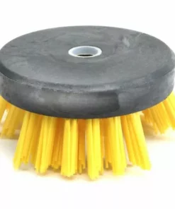 CYCLINGCOLORS Tête Brosse Débroussailleuse Universelle Nylon 140mm Diamètre Axe 20 Ou 25,4mm Bordure Sol Caniveau Pavé Trottoir Tour De Piscine