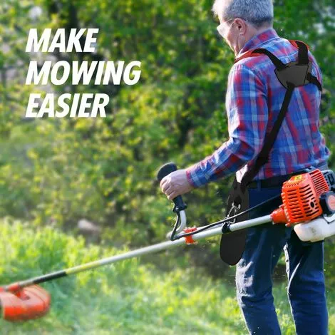 FLYME Tondeuse à Fronde – Tondeuse à Double Sangle Avec Sangles En Nylon Durables Réglables Pour Débroussailleuse Ou Jardinage Pour STIHL FS, Tondeuse à Fil Série Km (rouge) 7 FLYME Tondeuse à Fronde – Tondeuse à Double Sangle Avec Sangles En Nylon Durables Réglables Pour Débroussailleuse Ou Jardinage Pour STIHL FS, Tondeuse à Fil Série Km (rouge) – Image 5