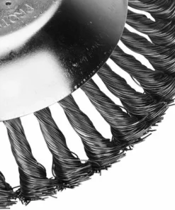 DECKON 8'' Kit De Brosse De Débroussailleuse à Gazon, 200x25,4mm Brosse à Désherber Ronde Pour éliminer Les Mauvaises Herbes, Tête Brosse Avec Roue En Fil D'acier Massif Pour Jardin Agriculture(8 Pouce) -Débroussailleuse Soldes Magasin 60282839 4