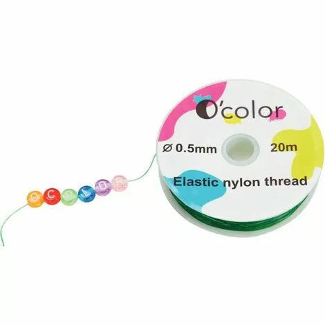 N.C Lot De 4 Bobines De 20 M De Fil Nylon élastique Couleur 4 N.C Lot De 4 Bobines De 20 M De Fil Nylon élastique Couleur – Image 2