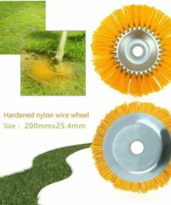 DECKON Tête De Désherbage En Nylon , Brosse à Herbes Sauvages, Outil De Jardin, Tête De Coupe Gazon Pour Tondeuse à Gazon, Corde De Paille, Coupe De Jardin, Outil De Désherbage -Débroussailleuse Soldes Magasin 60684334 2