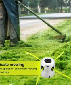 DENUOTOP Tête De Débroussailleuse Universelle Aluminium Fils Tête Coupe-bordure Tête Double Fil Bobine Tête Fil Nylon Pour Tondeuse, 2 Têtes De Fil + 8 Fils 9 DENUOTOP Tête De Débroussailleuse Universelle Aluminium Fils Tête Coupe-bordure Tête Double Fil Bobine Tête Fil Nylon Pour Tondeuse, 2 Têtes De Fil + 8 Fils -Débroussailleuse Soldes Magasin 60744001 4