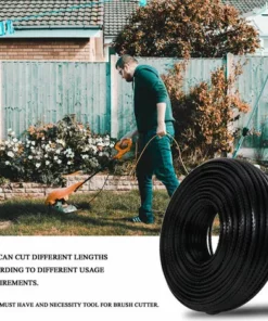 TANCYCO 3.0mm 60 Mètres Professionnel Fine Qualité Nylon En Lame De Scie Trimmer Corde Débroussailleuse Strimmer Ligne Tonte Fil Tondeuse Accessoire -Débroussailleuse Soldes Magasin 60906463 5