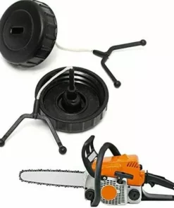 TOPHOMER 2 Pcs Bouchon D'huile Essence Remplissage D'Huile/Casquette, Bouchons Pour R¨¦servoir ¨¤ Huile/Bouchon D'Essence Carburant Pour Tron?onneuse Stihl MS170 /180/017/ 018 -Débroussailleuse Soldes Magasin 60935400 5