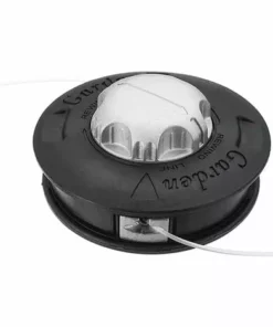 AOUGO Tête De Tondeuse à Gazon – Tête De Coupe Universelle 2 Lignes, Filetage M10, Brosse En Nylon Et Aluminium, Bobine De Tondeuse (noir)