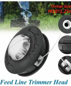 AOUGO Tête De Tondeuse à Gazon – Tête De Coupe Universelle 2 Lignes, Filetage M10, Brosse En Nylon Et Aluminium, Bobine De Tondeuse (noir) 9 AOUGO Tête De Tondeuse à Gazon – Tête De Coupe Universelle 2 Lignes, Filetage M10, Brosse En Nylon Et Aluminium, Bobine De Tondeuse (noir) -Débroussailleuse Soldes Magasin 61233445 3