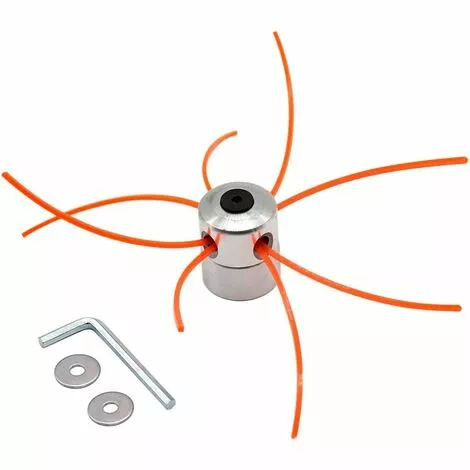 FVBJD Aluminium Fils Tête Coupe-bordure Tête Double Fil Bobine Tête Fil Nylon Pour Débroussailleuse à Essence Tondeuse à Gazon 3 FVBJD Aluminium Fils Tête Coupe-bordure Tête Double Fil Bobine Tête Fil Nylon Pour Débroussailleuse à Essence Tondeuse à Gazon