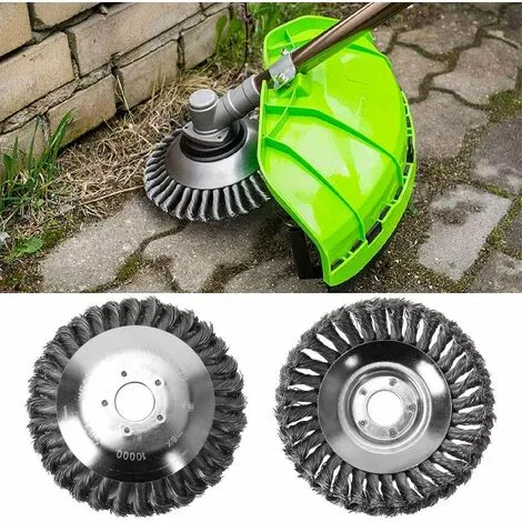 FVBJD Tête De Coupe Conique En Fil Métallique Noué Pour Tondeuse à Gazon, Bac De Désherbage Pour Débroussailleuse - 150 Mm 5 FVBJD Tête De Coupe Conique En Fil Métallique Noué Pour Tondeuse à Gazon, Bac De Désherbage Pour Débroussailleuse - 150 Mm – Image 3
