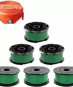 FVBJD BLACK+DECKER Bobine De Rechange SF-080 Bobine De Remplacement à Alimentation Automatique Pour Bobine De Fil Black And Decker Single Line (4pcs)