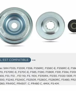 DECKON Kit Ecrou Tete Debroussailleuse Universelle, Pour Débroussailleuse Thermique, Stihl, Echo, Ryobi Tete 9 DECKON Kit Ecrou Tete Debroussailleuse Universelle, Pour Débroussailleuse Thermique, Stihl, Echo, Ryobi Tete -Débroussailleuse Soldes Magasin 61651772 3