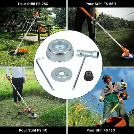 DECKON Kit Ecrou Tete Debroussailleuse Universelle, Pour Débroussailleuse Thermique, Stihl, Echo, Ryobi Tete 7 DECKON Kit Ecrou Tete Debroussailleuse Universelle, Pour Débroussailleuse Thermique, Stihl, Echo, Ryobi Tete – Image 5