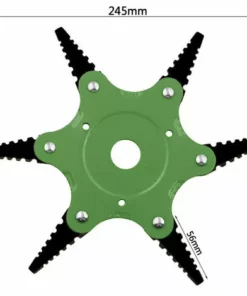 PREMIER Tête De Débroussailleuse En Métal à 6 Dents - Tête De Tondeuse à Gazon De Jardin 2 Commandes - Lame Rouge, Noire 8 PREMIER Tête De Débroussailleuse En Métal à 6 Dents - Tête De Tondeuse à Gazon De Jardin 2 Commandes - Lame Rouge, Noire -Débroussailleuse Soldes Magasin 61657116 2
