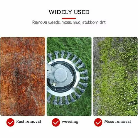 SINCèREETALI Tête De Débroussailleuse, Débroussailleuse De Désherbage 150x25mm, Débroussailleuse Pour Outils Agricoles De Jardin De Pelouse (6 Pouces) 7 SINCèREETALI Tête De Débroussailleuse, Débroussailleuse De Désherbage 150x25mm, Débroussailleuse Pour Outils Agricoles De Jardin De Pelouse (6 Pouces) – Image 5