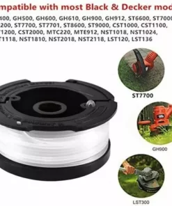 JOORRT 3 Pièces Bobine De Rechange De Tondeuse à Gazon En Nylon Bobine De Fil Debroussailleuse Avec 1 Paquet Capuchon 1 Ressort Bobines De Remplacement De Trimmer -Débroussailleuse Soldes Magasin 63519859 5