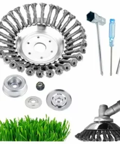 SINCèREETALI Accessoires De Tondeuse à Gazon De Tête De Désherbage De Fil Torsadé De Type Bol De Fil Torsadé De Jardin (disque De Fil De 6 Pouces) 10 SINCèREETALI Accessoires De Tondeuse à Gazon De Tête De Désherbage De Fil Torsadé De Type Bol De Fil Torsadé De Jardin (disque De Fil De 6 Pouces) -Débroussailleuse Soldes Magasin 63525822 4