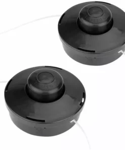 FLYME Lot De 2 Tête De Débroussailleuse Universelle Nylon Bobine De Rechange Et Tête De Coupe M10 X 1,25 Pour Débroussailleuse Thermique à Essence