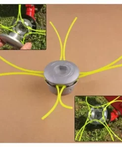 Accessoires De Tondeuse à Gazon Couvercle En Aluminium Tête De Coupe Encastrée (Tête De Coupe Rainurée (aluminium)),HANBING -Débroussailleuse Soldes Magasin 63783700 3