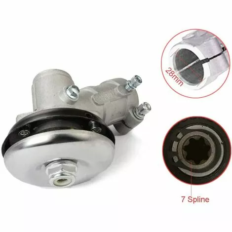 GALOZZOIT Renvoi D'angle Debroussailleuse 26mm /28mm, Tête D'engrenage Debroussailleuse Universelle Boîte De Vitesse De Tondeuse à Gazon Pour Coupe Herbe/Tronconneuse (28mm, Rond De 7 Dents) 4 GALOZZOIT Renvoi D'angle Debroussailleuse 26mm /28mm, Tête D'engrenage Debroussailleuse Universelle Boîte De Vitesse De Tondeuse à Gazon Pour Coupe Herbe/Tronconneuse (28mm, Rond De 7 Dents) – Image 2