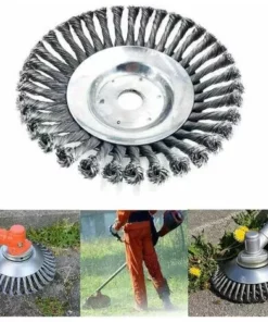SINCèREETALI Brosse De Débroussailleuse à Gazon, Tête De Coupe Filaire De 15,2 Cm Avec Roue En Fil D'acier Solide, Brosse Ronde En Métal Pour Mauvaises Herbes 11 SINCèREETALI Brosse De Débroussailleuse à Gazon, Tête De Coupe Filaire De 15,2 Cm Avec Roue En Fil D'acier Solide, Brosse Ronde En Métal Pour Mauvaises Herbes -Débroussailleuse Soldes Magasin 63819044 5