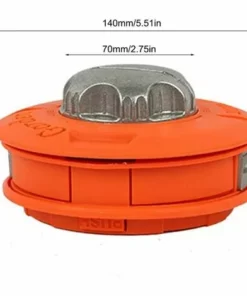 SINCèREETALI Tête De Tondeuse à Gazon - Tête De Coupe Universelle à 2 Lignes, Brosse En Nylon En Aluminium Fileté M10, Bobine De Bosse De Tondeuse (orange) 8 SINCèREETALI Tête De Tondeuse à Gazon - Tête De Coupe Universelle à 2 Lignes, Brosse En Nylon En Aluminium Fileté M10, Bobine De Bosse De Tondeuse (orange) -Débroussailleuse Soldes Magasin 63820556 2