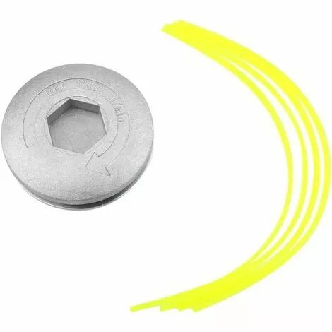 SINCèREETALI Tête De Coupe Universelle En Aluminium, Tête De Brosse à Gazon Résistante à L'abrasion Avec 4 Lignes D'accessoires De Tondeuse à Gazon 7 SINCèREETALI Tête De Coupe Universelle En Aluminium, Tête De Brosse à Gazon Résistante à L'abrasion Avec 4 Lignes D'accessoires De Tondeuse à Gazon – Image 5