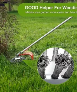 SINCèREETALI Weed Head Brosse à Désherbage En Fil D'acier 6 Pouces Brosse Rotative Disque De Brosse Pour Outils De Pelouse Jardin Agriculture - Remplacement Pour La Tonte 10 SINCèREETALI Weed Head Brosse à Désherbage En Fil D'acier 6 Pouces Brosse Rotative Disque De Brosse Pour Outils De Pelouse Jardin Agriculture - Remplacement Pour La Tonte -Débroussailleuse Soldes Magasin 63821549 4