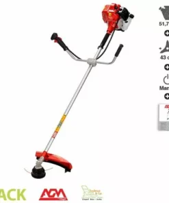 Débroussailleuse Thermique 52 Cm3 Coupe 42cm Lame 3 Dents Harnais VILLAGER AGM520E