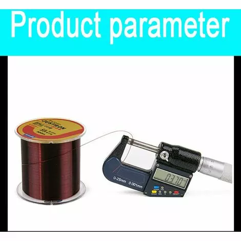 HEGUYEY Fil De Pêche En Nylon Rouge - 500 M - Monofilament - Forte Tension - Haute Charge - Corde Parallèle - Résistant à L'abrasion-0.4 5 HEGUYEY Fil De Pêche En Nylon Rouge - 500 M - Monofilament - Forte Tension - Haute Charge - Corde Parallèle - Résistant à L'abrasion-0.4 – Image 3