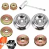JUNJUN-9 Pièces Kit Ecrou Tete Debroussailleuse,Lame En Métal De Vitesses Universelle De Tondeuse,Débroussailleuse En Métal Accessoires,Pour Sylviculture Débroussailleuse Jardin Tondeuse à Gazon
