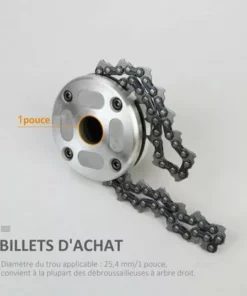 GroupM Tête De Débroussailleuse à Chaîne (joint Universel) Accessoires De Débroussailleuse Pour Tondeuse à Gazon -Débroussailleuse Soldes Magasin 63889516 3
