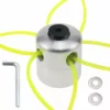 Têtes Pour Débroussailleuses Universelle En Aluminium M10 Strimmer Head Avec 4 Fils 1 Clé Hexagonale Et 2 Rondelles Tête Coupe-Bordure Pour Tondeuse À Gazon Gdrhvfd