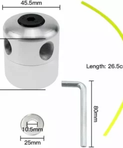 Têtes Pour Débroussailleuses Universelle En Aluminium M10 Strimmer Head Avec 4 Fils 1 Clé Hexagonale Et 2 Rondelles Tête Coupe-Bordure Pour Tondeuse À Gazon Gdrhvfd 10 Têtes Pour Débroussailleuses Universelle En Aluminium M10 Strimmer Head Avec 4 Fils 1 Clé Hexagonale Et 2 Rondelles Tête Coupe-Bordure Pour Tondeuse À Gazon Gdrhvfd -Débroussailleuse Soldes Magasin 64072723 4