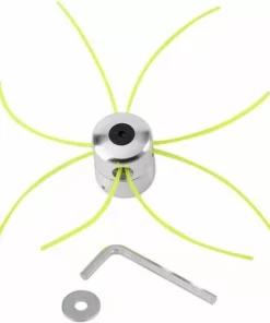 EINEMGELD Tête Universelle En Aluminium De Strimmer De Tête De Trimmer Avec Les Accessoires De Coupeur D'herbe De Set De Ligne De Strimmer
