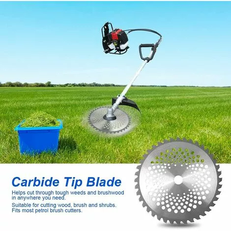 ARC-EN-CIéL Lame De Débroussailleuse Lames De Scie à Bois De 40 Dents 1'' Diamètre De L'alésage 10'' Lames à Pointe En Carbure Pour L'herbe De Jardin 1,5x255x25,4mm,Arcenciél 5 ARC-EN-CIéL Lame De Débroussailleuse Lames De Scie à Bois De 40 Dents 1'' Diamètre De L'alésage 10'' Lames à Pointe En Carbure Pour L'herbe De Jardin 1,5x255x25,4mm,Arcenciél – Image 3