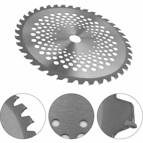 ARC-EN-CIéL Lame De Débroussailleuse Lames De Scie à Bois De 40 Dents 1'' Diamètre De L'alésage 10'' Lames à Pointe En Carbure Pour L'herbe De Jardin 1,5x255x25,4mm,Arcenciél 7 ARC-EN-CIéL Lame De Débroussailleuse Lames De Scie à Bois De 40 Dents 1'' Diamètre De L'alésage 10'' Lames à Pointe En Carbure Pour L'herbe De Jardin 1,5x255x25,4mm,Arcenciél – Image 5
