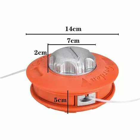 ARC-EN-CIéL Tête De Fil Pour Débroussailleuse, Bobine De Fil, Accessoire M10 X 1,25 Mm, Tête En Aluminium épaisse, Sans Démontage,Arcenciél 5 ARC-EN-CIéL Tête De Fil Pour Débroussailleuse, Bobine De Fil, Accessoire M10 X 1,25 Mm, Tête En Aluminium épaisse, Sans Démontage,Arcenciél – Image 3