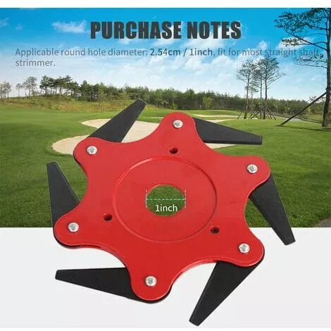 CARILLONSàVENT Tete De Coupe, 6 Dents, Outil De Mangeur D'Herbe Carivent 4 CARILLONSàVENT Tete De Coupe, 6 Dents, Outil De Mangeur D'Herbe Carivent – Image 2